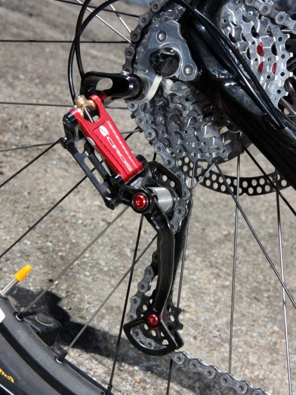 The current Acros hydraulic rear derailleur is a masterpiece of CNC engineering but an expected forged version should be both stronger and cheaper.