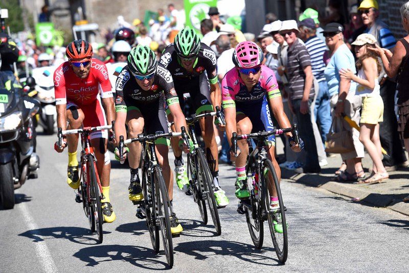 The four man breakaway