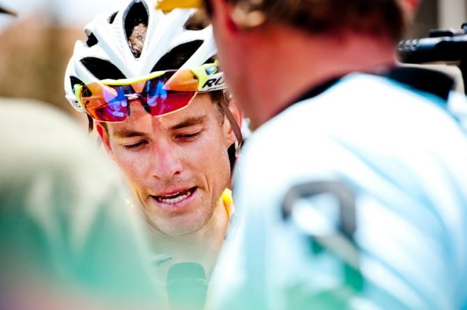 Darren Lill (South Africa National Team) kept his yellow jersey