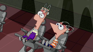 Phineas and Ferb in Phineas and Ferb.