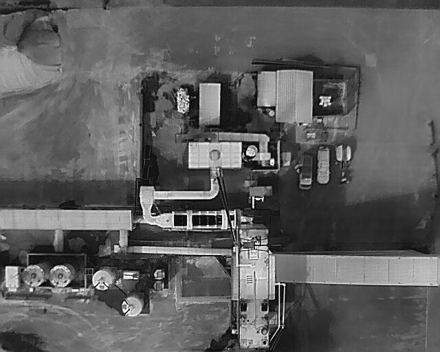 Thermal image taken with the Autel EVO Max 4T drone