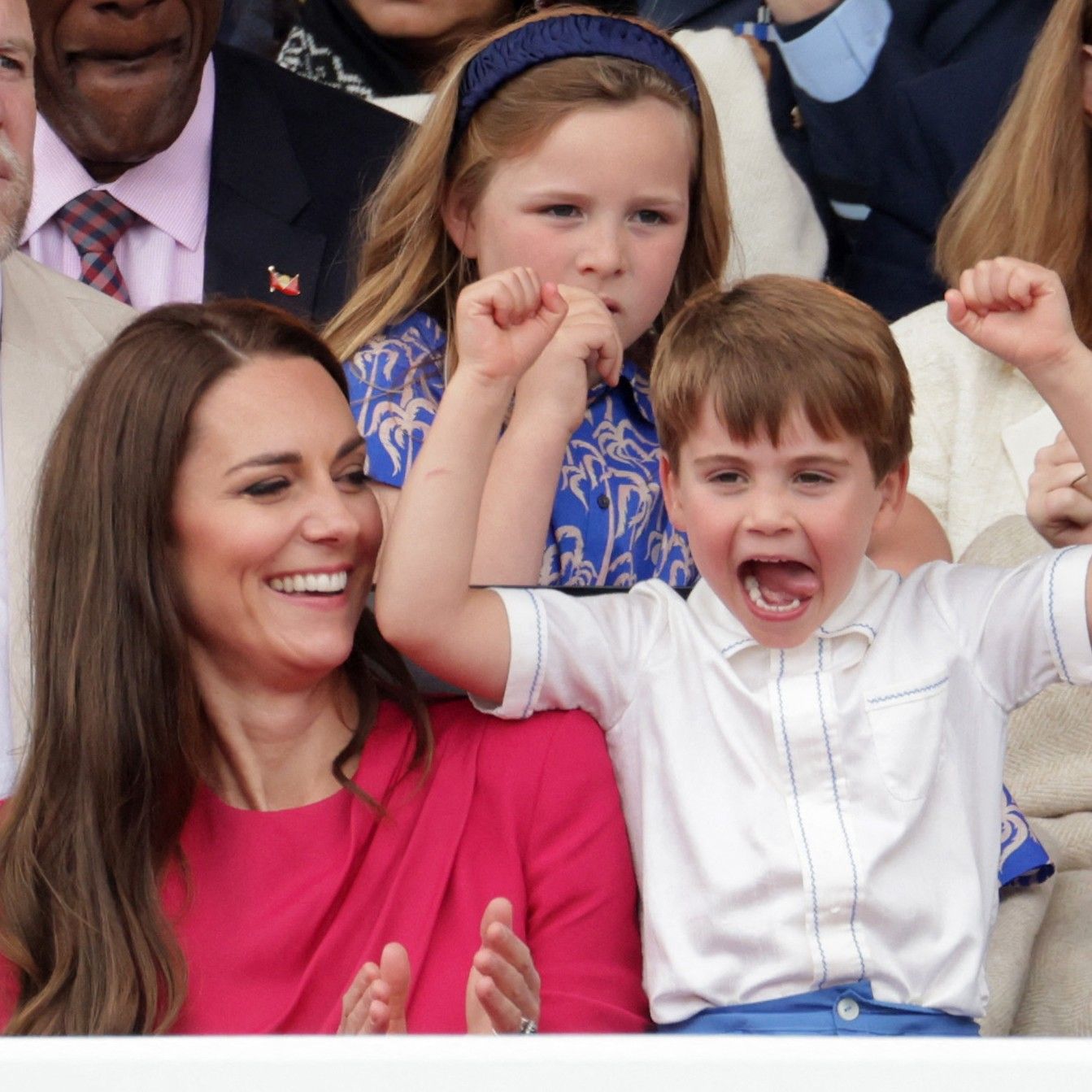 Prince Louis and Kate Middleton