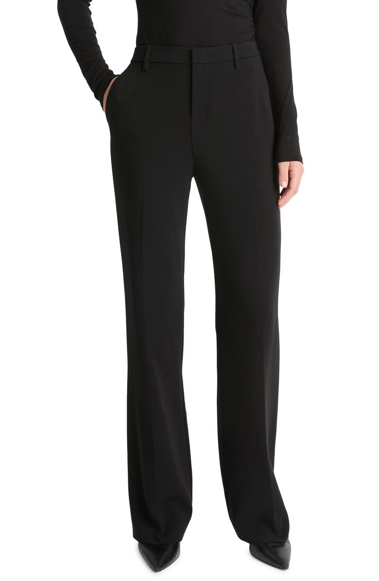 Vince Tailored Mid Rise Stretch Bootcut Pants