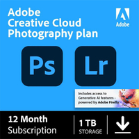 Abode Creative Cloud Photography Plan | was $239.88 | now $129.99
SAVE $109.89 at Adorama