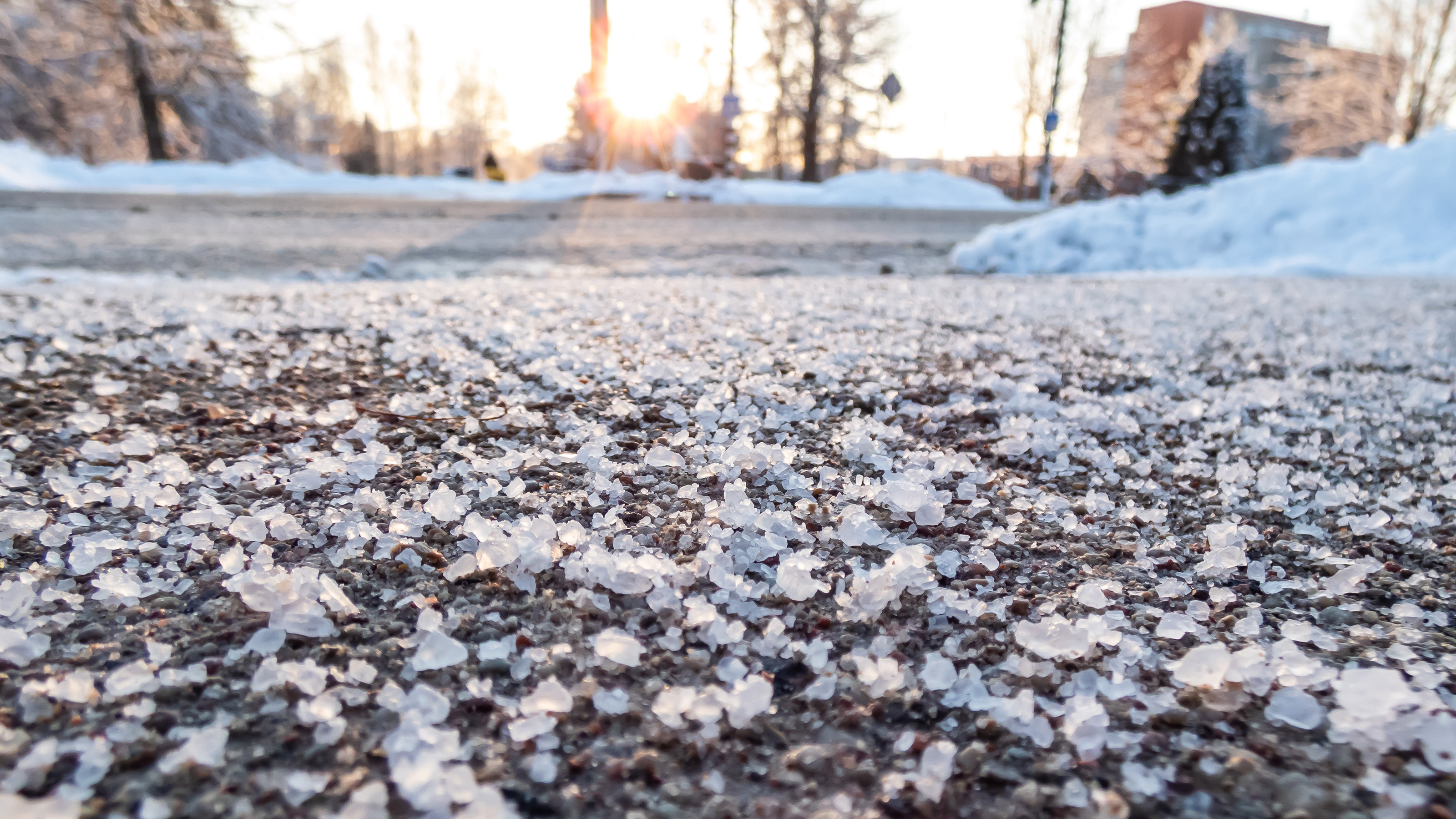 Icy driveway