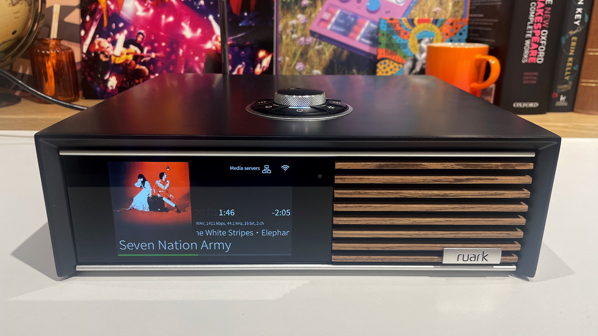 Ruark R610 streaming amplifier in test room