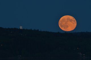 Moonrise Over Alnö Island, Sweden