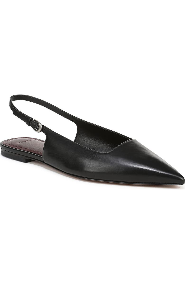Gracy Pointed Toe Slingback Flat