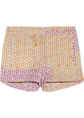 Tibi printed cotton shorts, £165