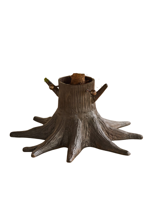 Lone Fox Faux Bois Tree Stand - Floor