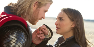 Thor and Jane in the original Thor movie