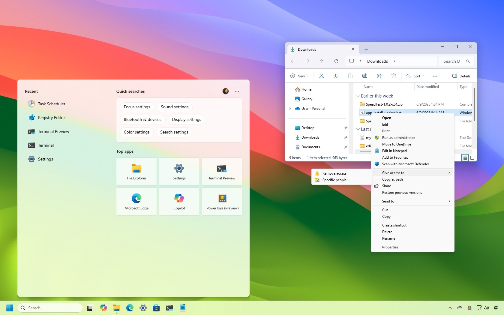 Windows 11 Registry tweaks