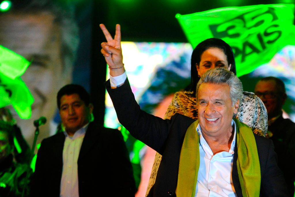 Lenin Moreno declares victory in Ecuador