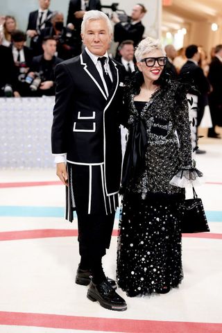 Baz Lurhmann and Catherine Martin at the Met Gala