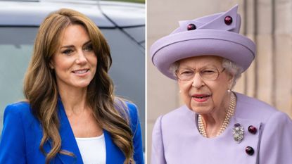 Why it’s "crucial" Kate Middleton is allowed this freedom. Seen here are the Princess of Wales and Queen Elizabeth at different occasions