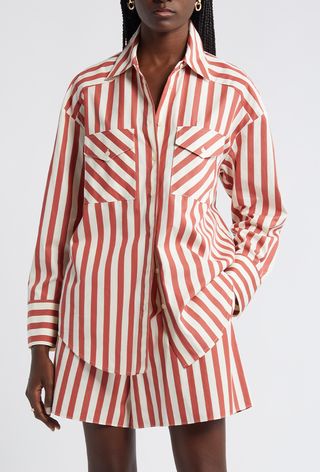 Nordstrom Poplin Button-Up Shirt