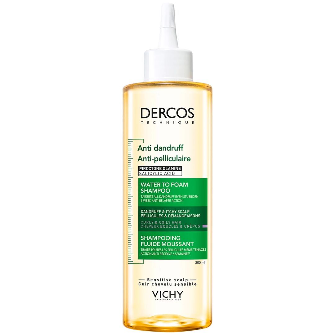 Vichy Dercos Anti-Dandruff Water-to-Foam Shampoo