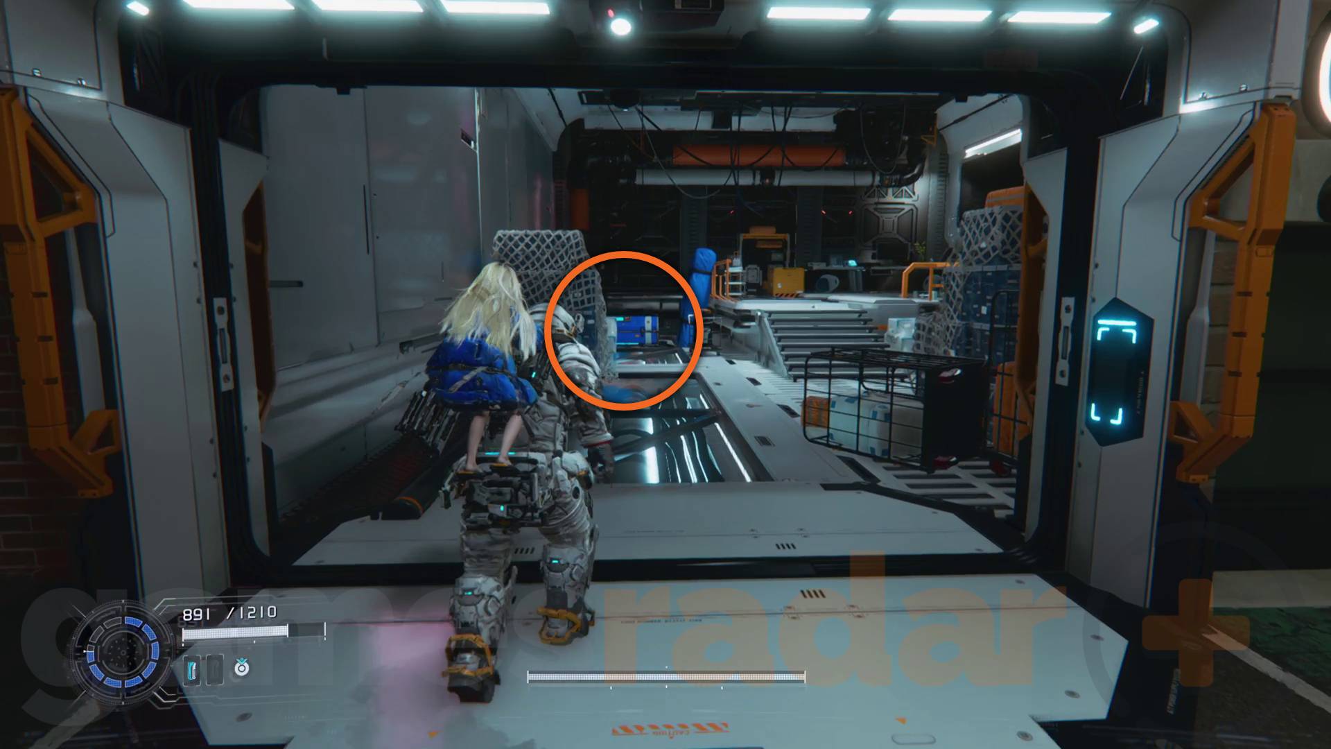 Pragmata MPA collectibles shopping district blue mod box