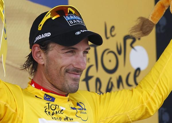 Fabian Cancellara resplendent in yellow after stage 6, can he defend his lead in the mountains tomorrow?