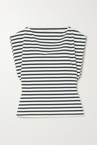 Matteau Striped Cotton-Jersey T-Shirt