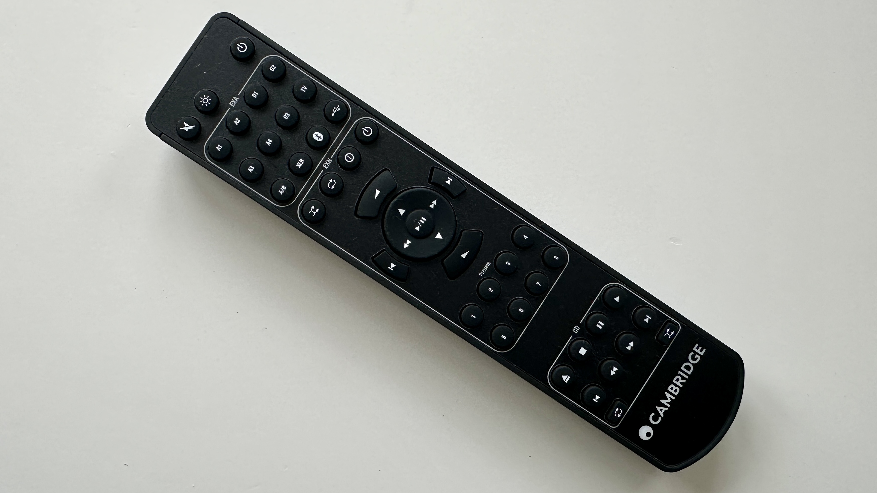 Remote control for the Cambridge Audio EXA100 integrated amplifier