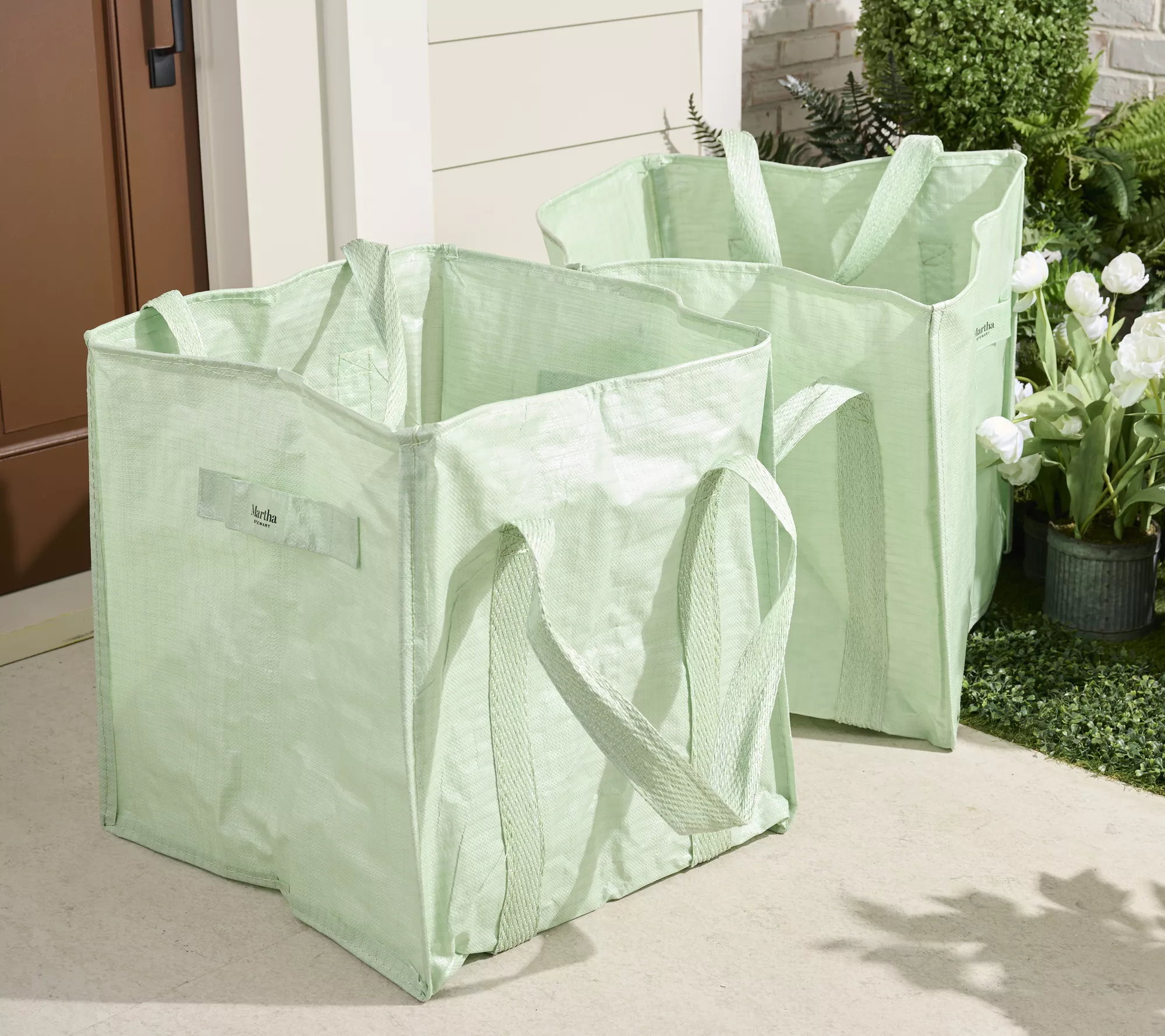 Martha Stewart Set of 2 Reusable Outdoor Leaf Bags