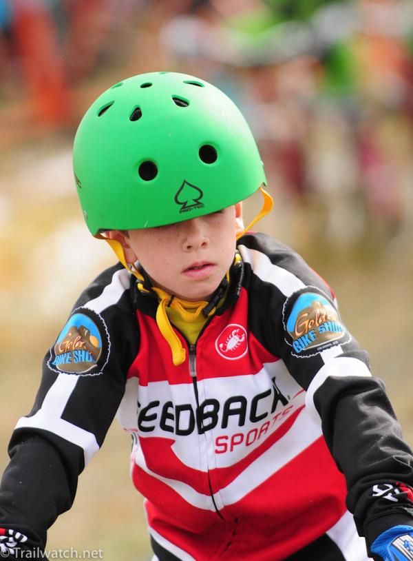 The kids' race drew some serious looking competitors