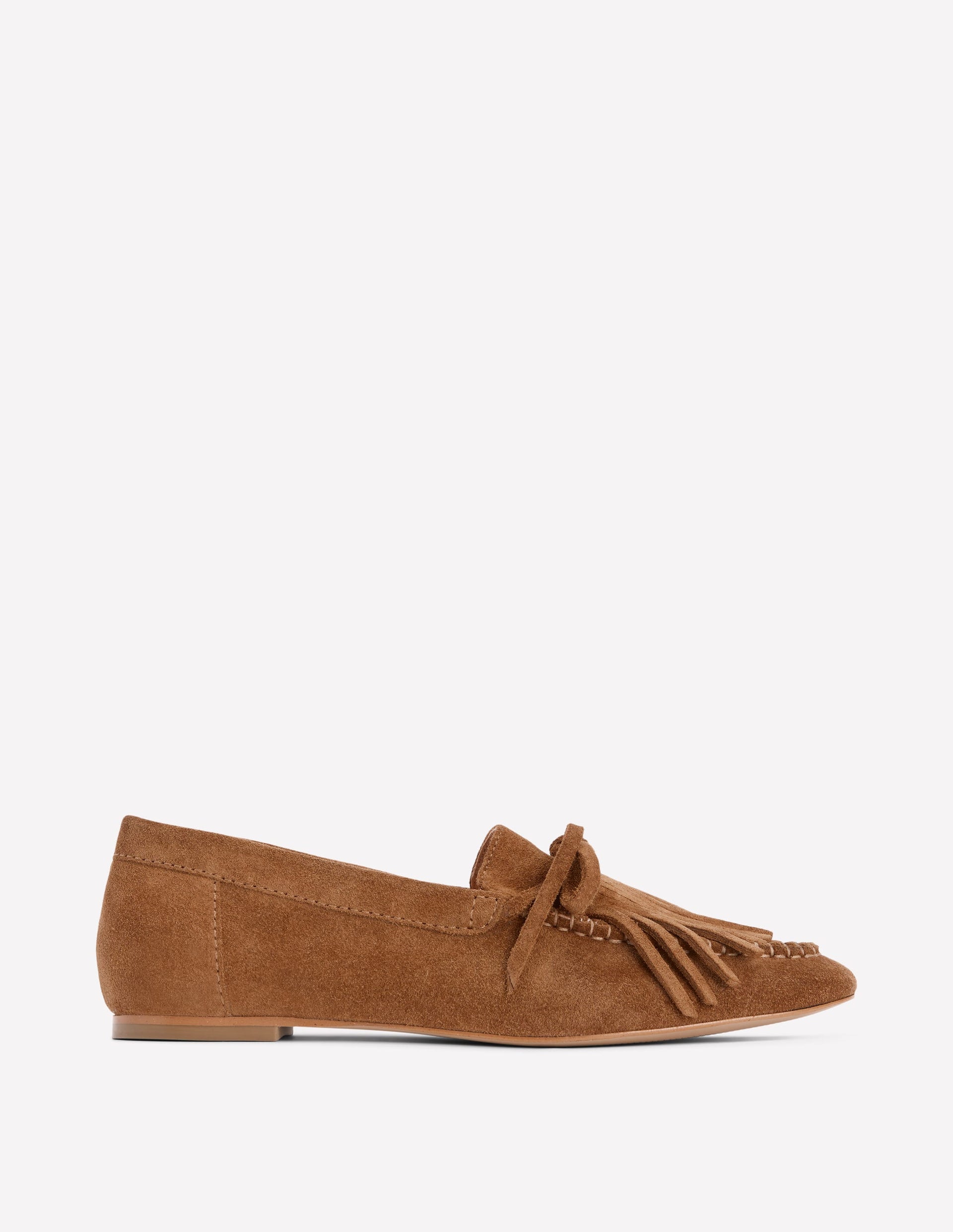 Soft Tassel Deck Shoes-Tan