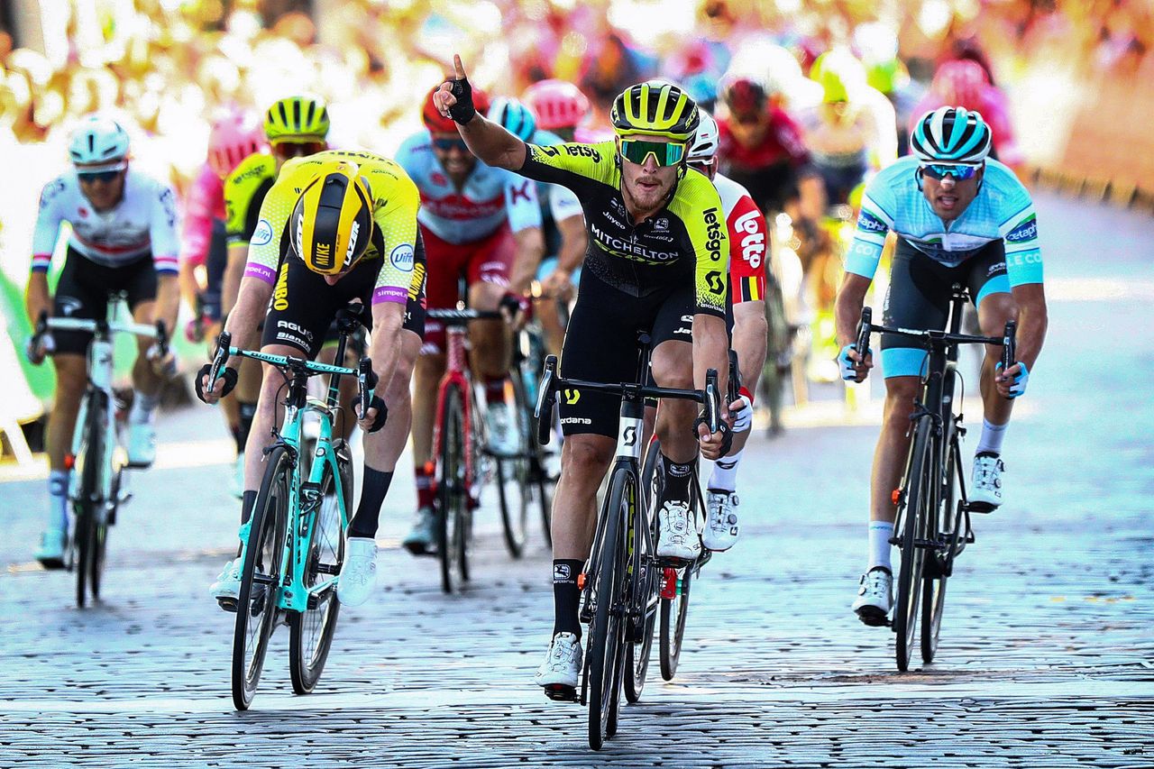 Matteo Trentin (Mitchelton-Scott) wins stage 2 Tour of Britain