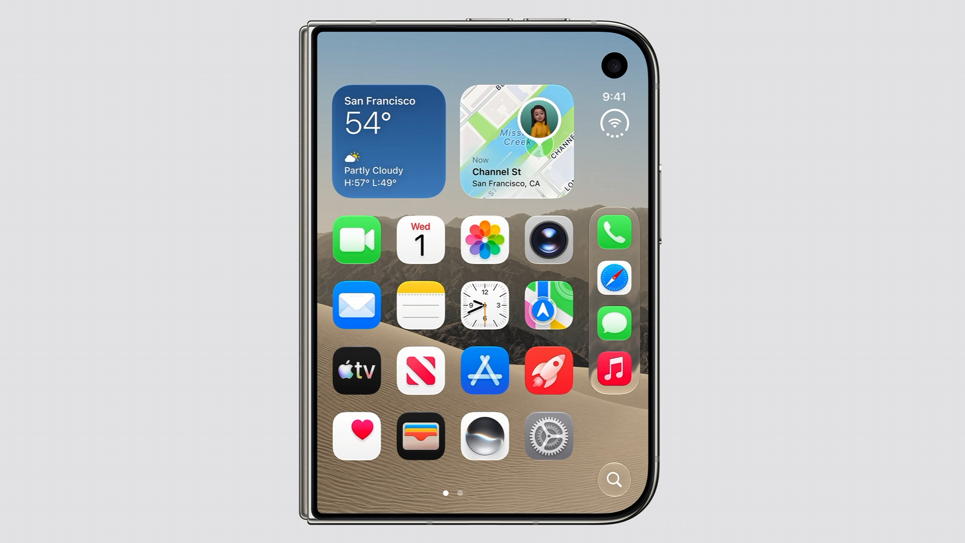 Screenshot from Apple's September 2026 event