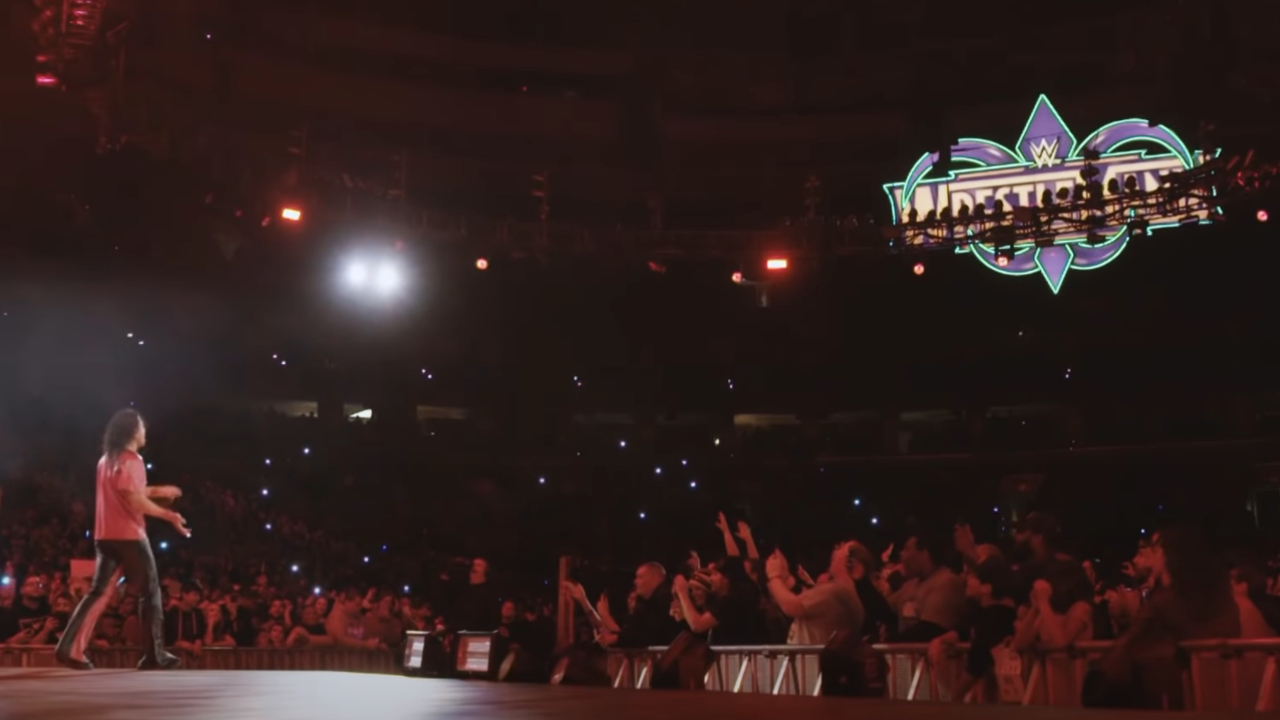 Shinsuke Nakamura entering the 2018 Royal Rumble in WWE Chronicle: Shinsuke Nakamura