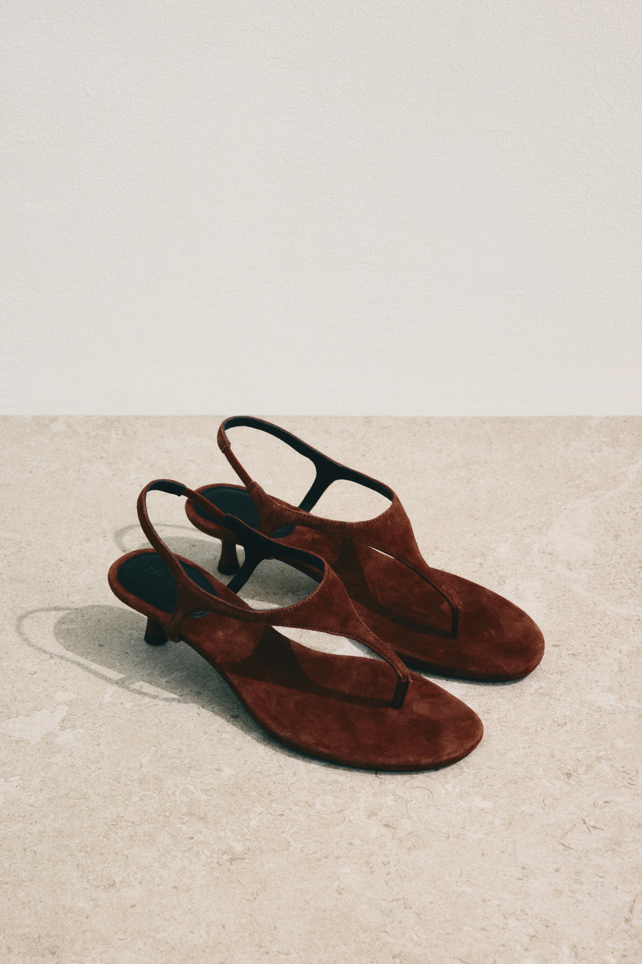 Heeled Suede Sandals