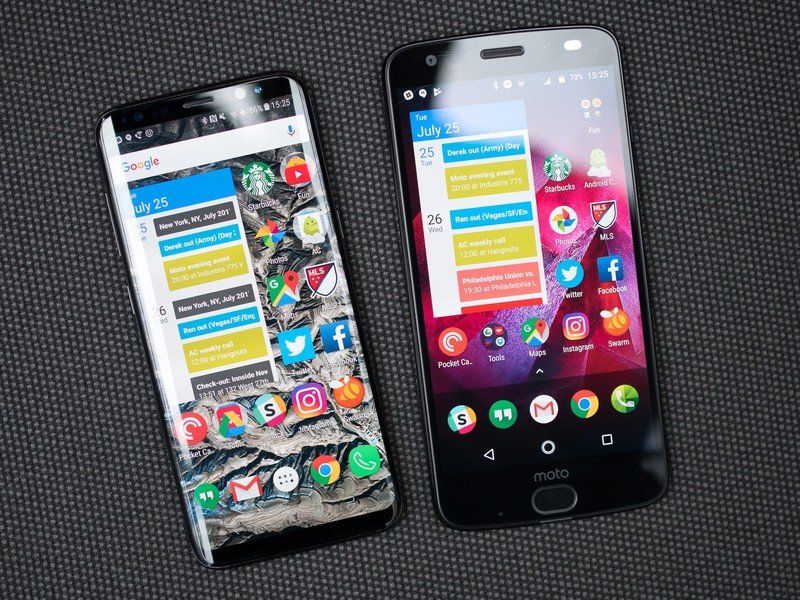 Moto Z2 Force vs. Galaxy S8