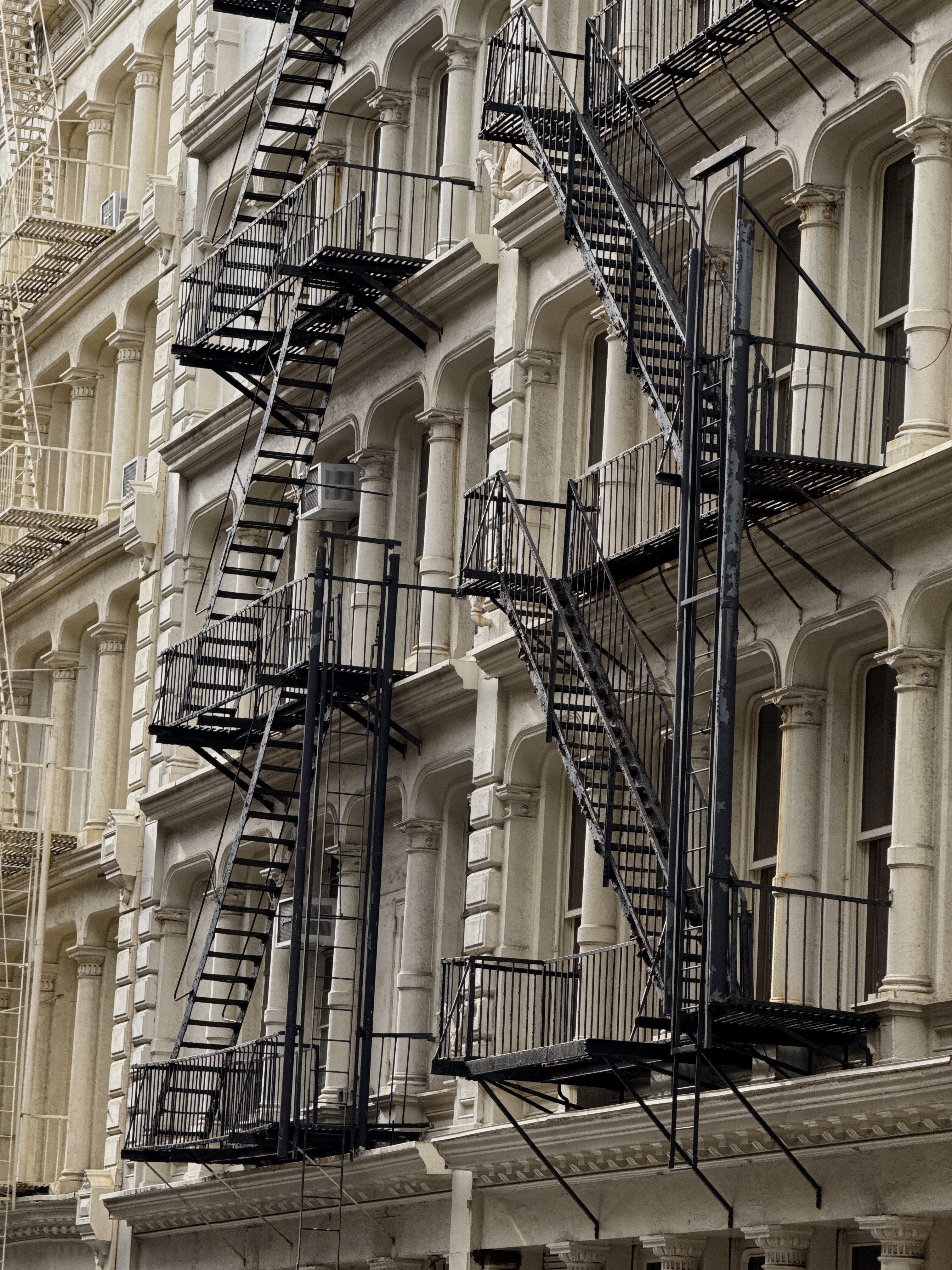 building face in soho new york city