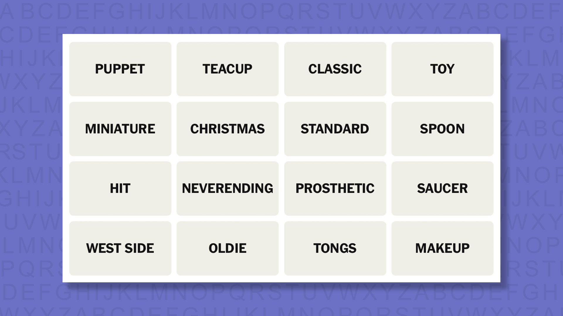 NYT Connections hints for game 1098 on a purple background