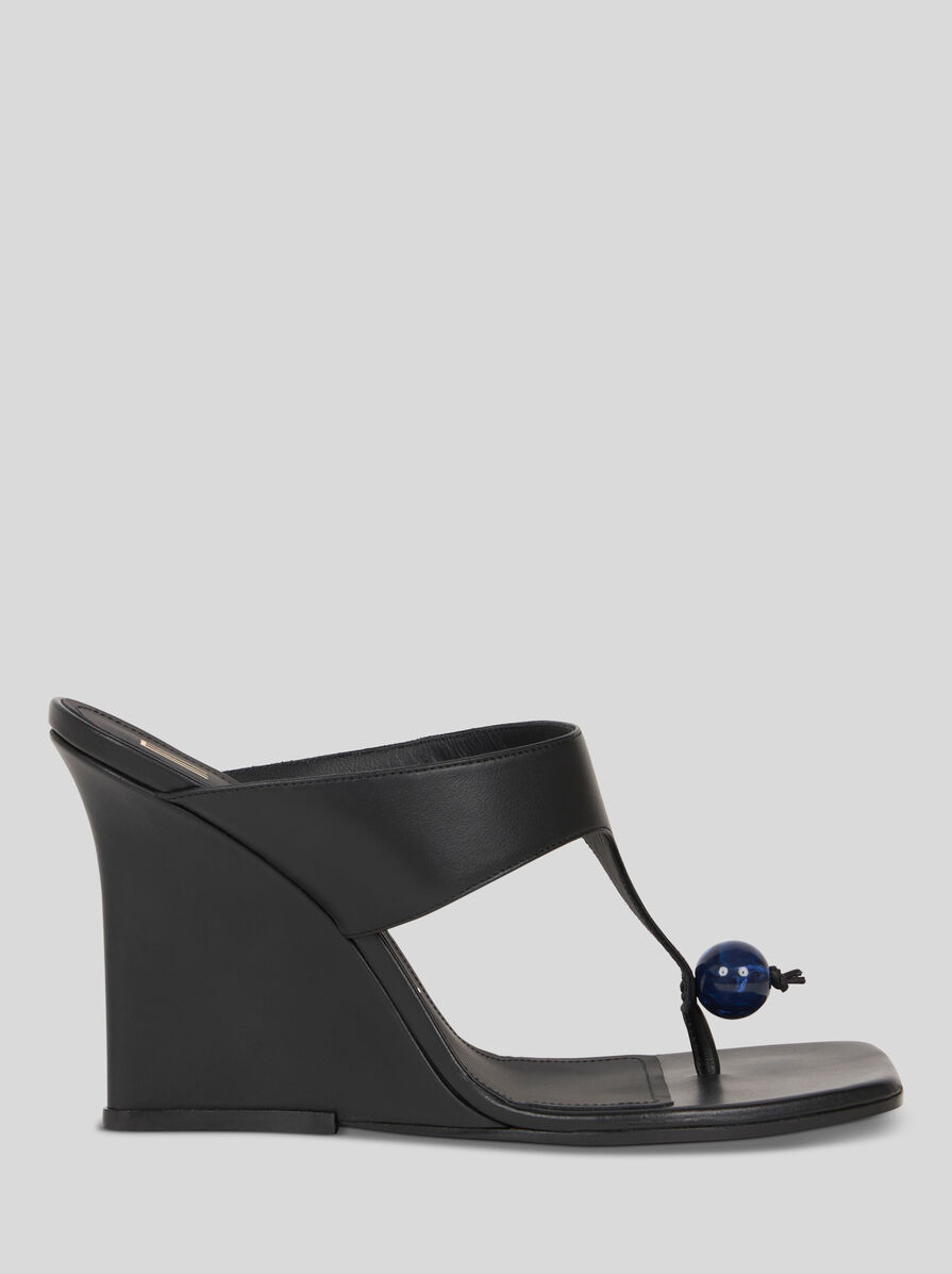 Thong Sandals With Wedge
