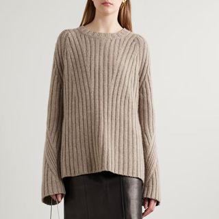 Khaite Calvin ribbed cashmere sweater