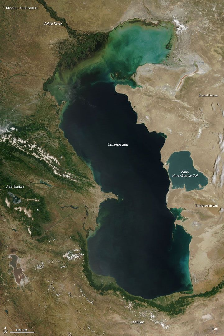 Caspian Sea Largest Inland Body of Water Live Science