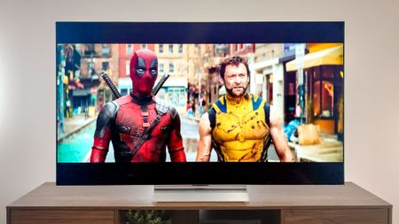 Deadpool and Wolverine on a LG C5 OLED TV
