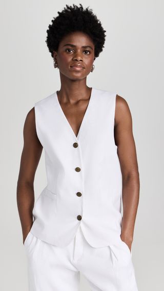 Charlotte Linen Vest