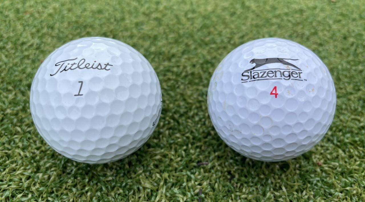 Titleist ProV1 v Slazenger V100