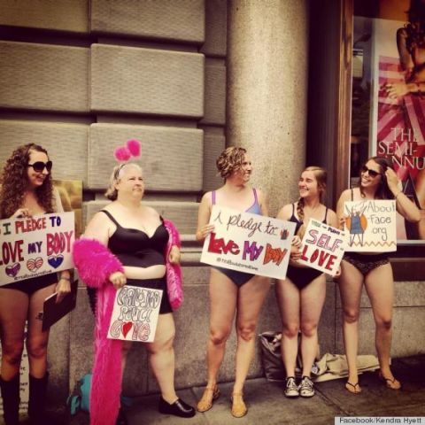 victoria's secret about-face protest