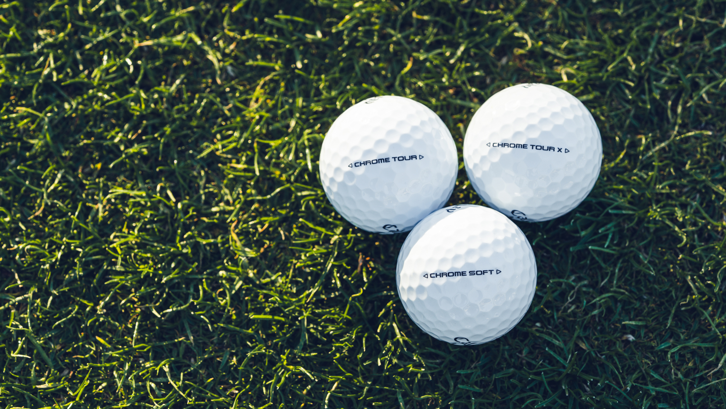 Callaway Chrome Tour and Chrome Soft balls