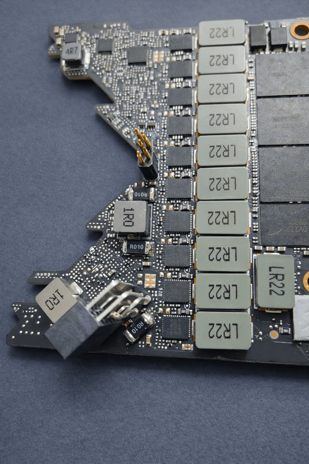 Modded PCB of an unreleased 20GB Nvidia GeForce RTX 3080 Ti sample PCB