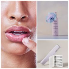 A model's chin with no visible facial hair.