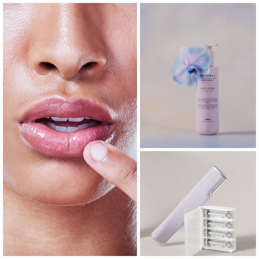 A model's chin with no visible facial hair.