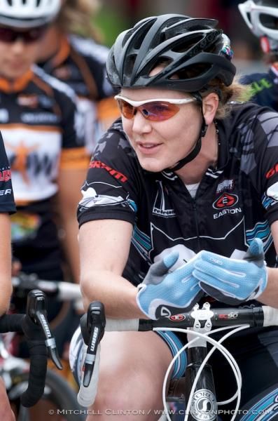 Anna Lang (Vanderkitten) relaxes before the start