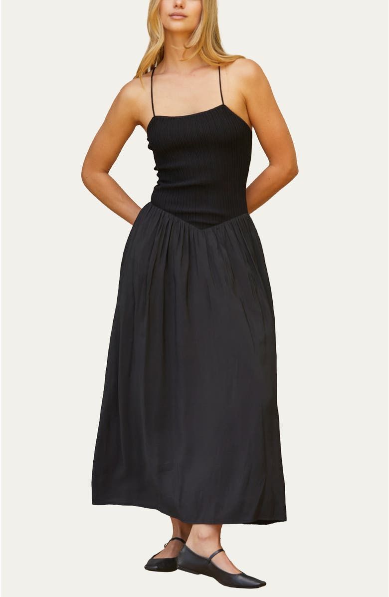 Mixed Media Maxi Dress