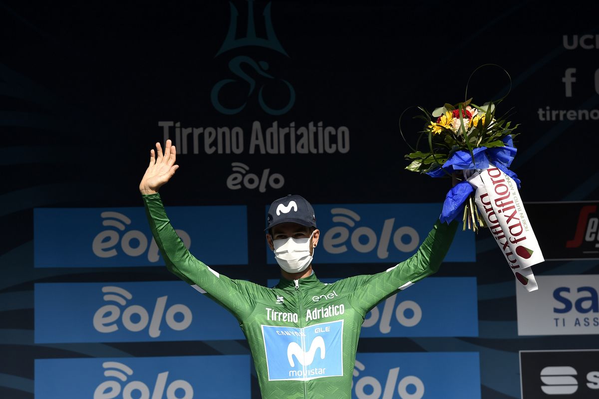 Tirreno Adriatico 2020 55th Edition 8th stage San Benedetto del Tronto San Benedetto del Tronto 101 km 14092020 Hector Carretero ESP Movistar Team photo Tommaso PelagalliBettiniPhoto2020