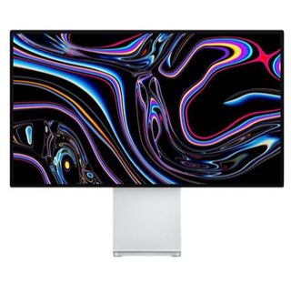 An Apple Pro Display XDR against a white background